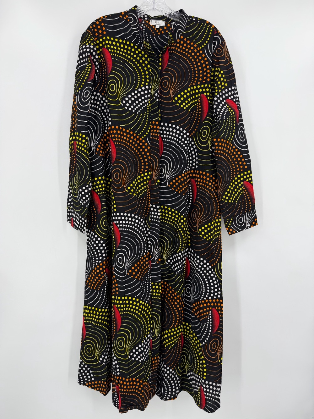 Zuri Replay Midi Shirt Dress Cotton Black Size L